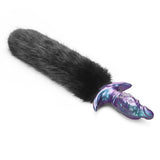 plug anale con coda mystitail 14 nero lovetoy