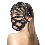 maschera bondage cage nero