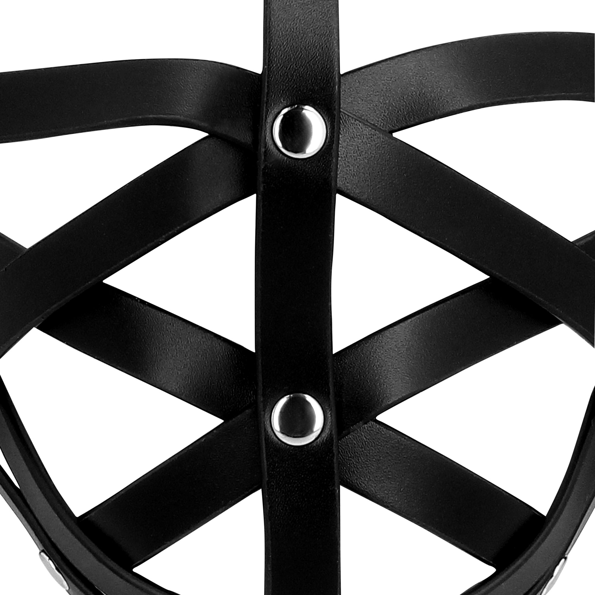 maschera bondage cage nero