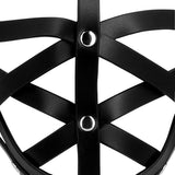 maschera bondage cage nero