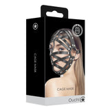 maschera bondage cage nero