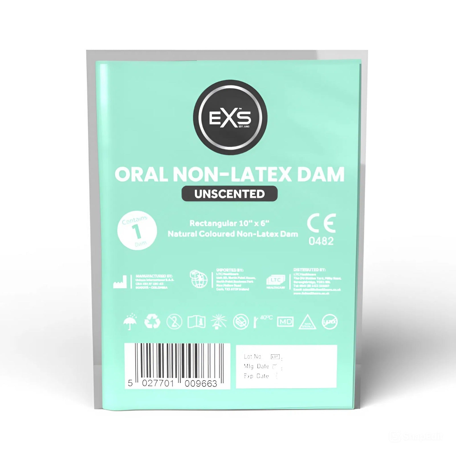 preservativi senza lattice oral dams non latex 1pz exs