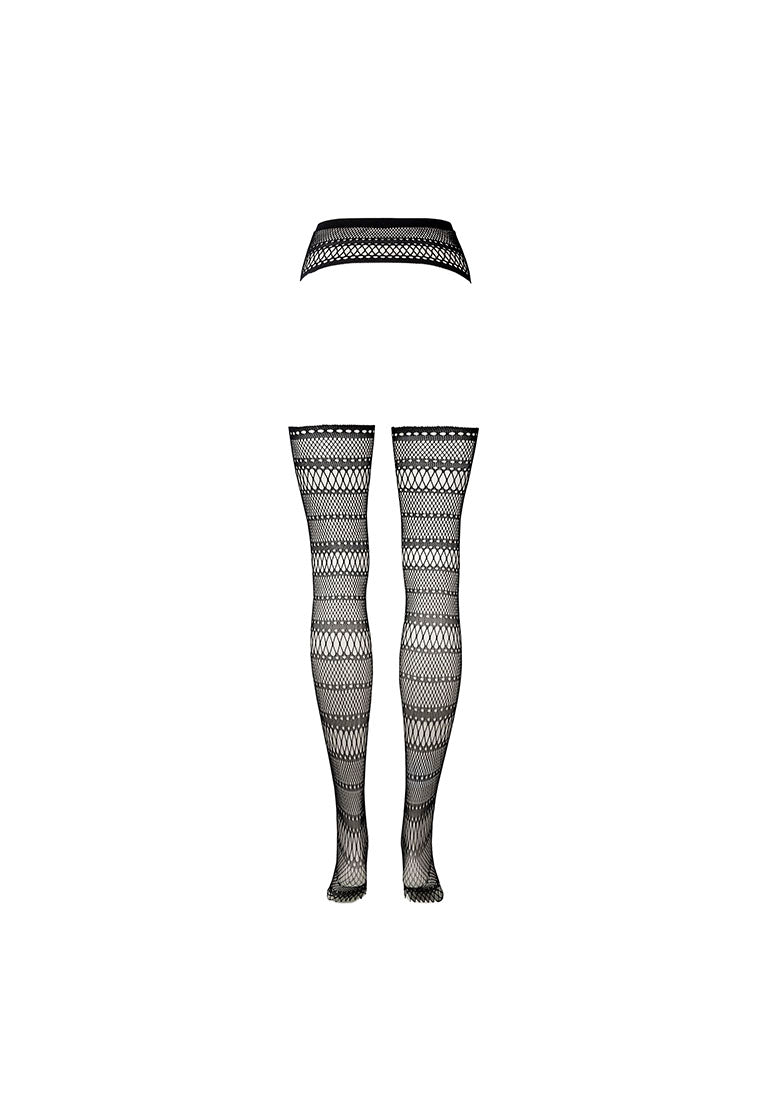 calze sexy striped nero