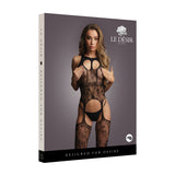 tuta sexy roundneck nero