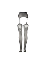calze sexy high waist nero