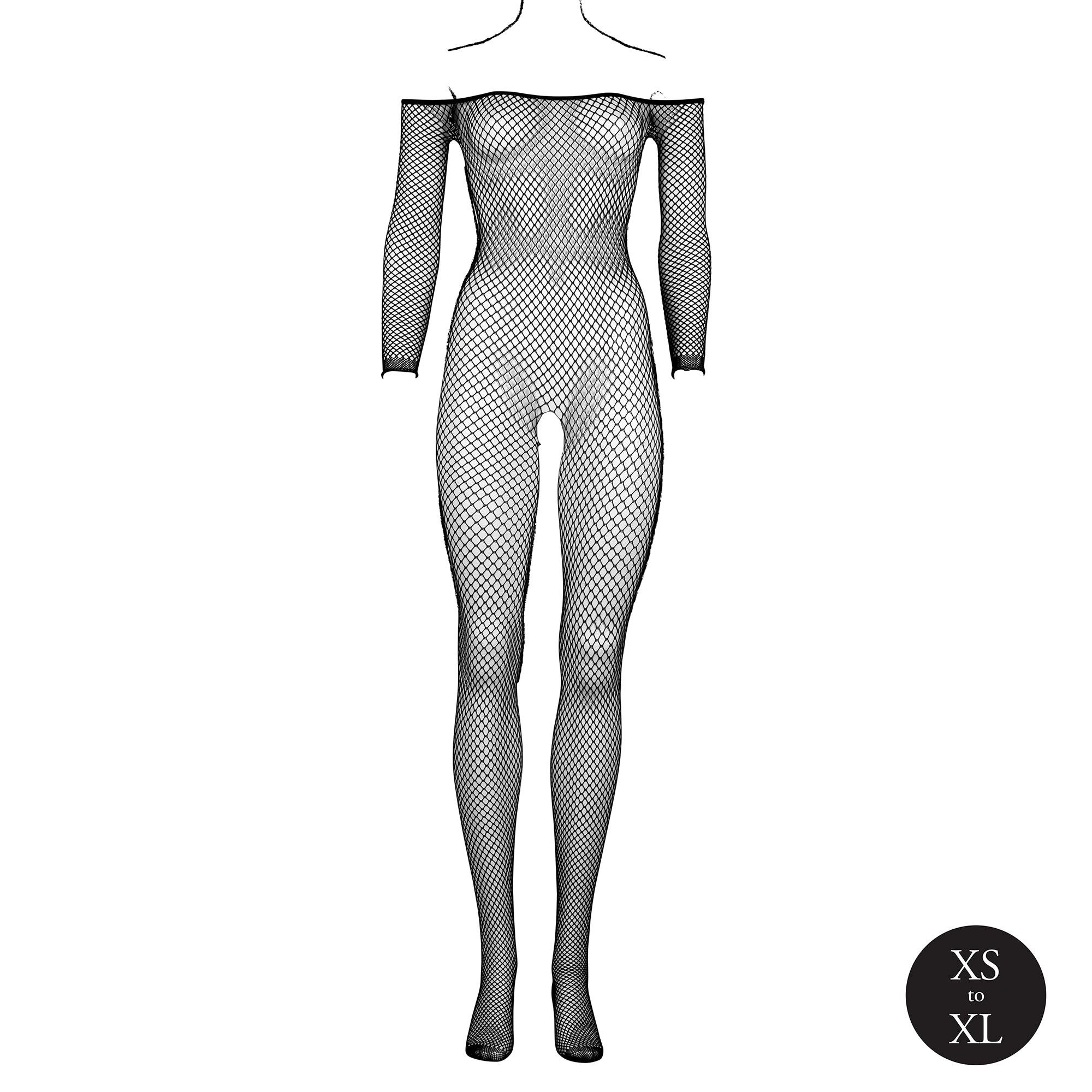 tuta sexy offshoulder nero