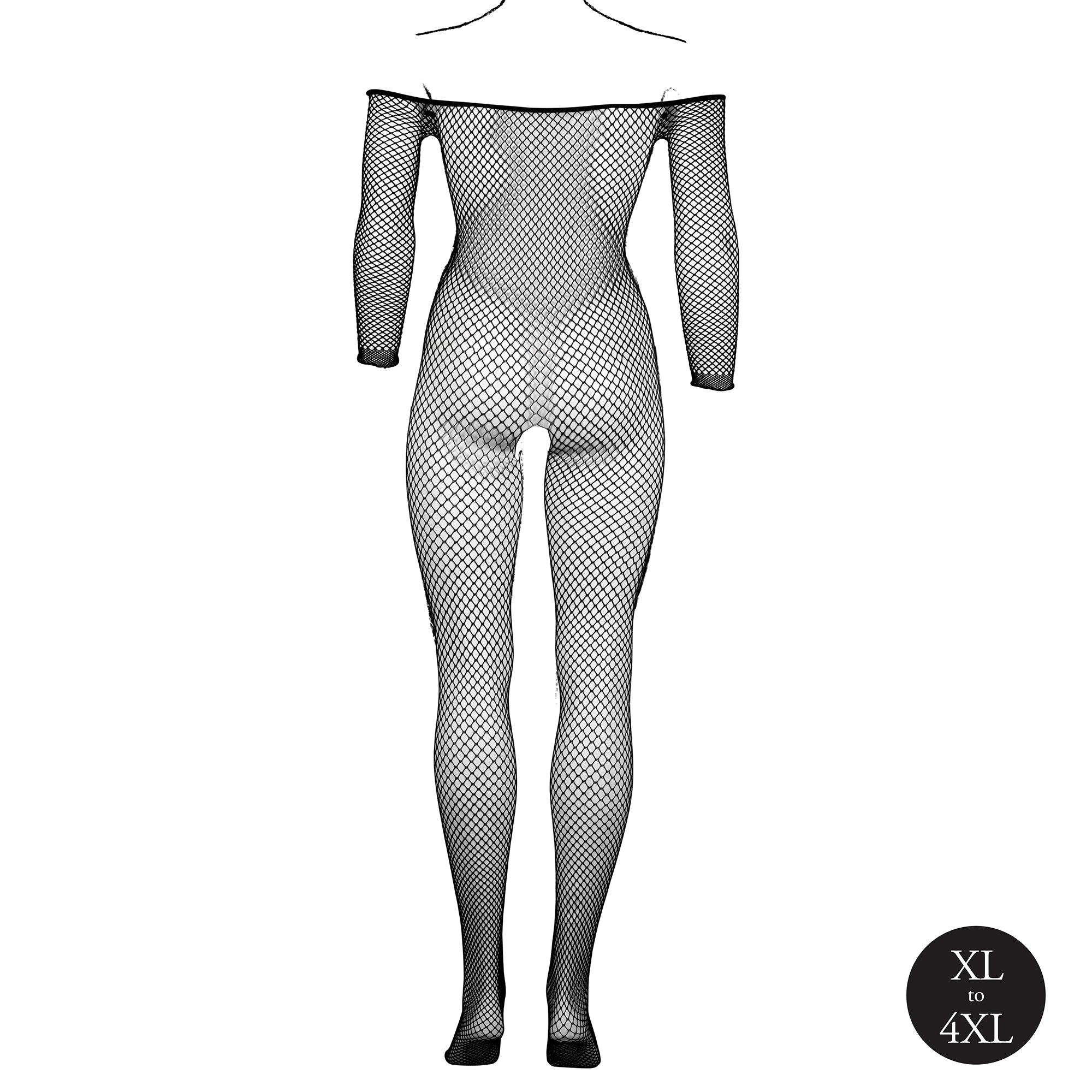 tuta sexy offshoulder nero