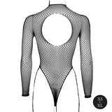 body sexy turtle neck nero