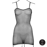mini abito sexy spaghetti straps nero