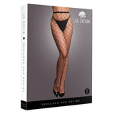 calze sexy big fishnet nero