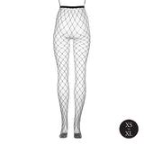 calze sexy big fishnet nero