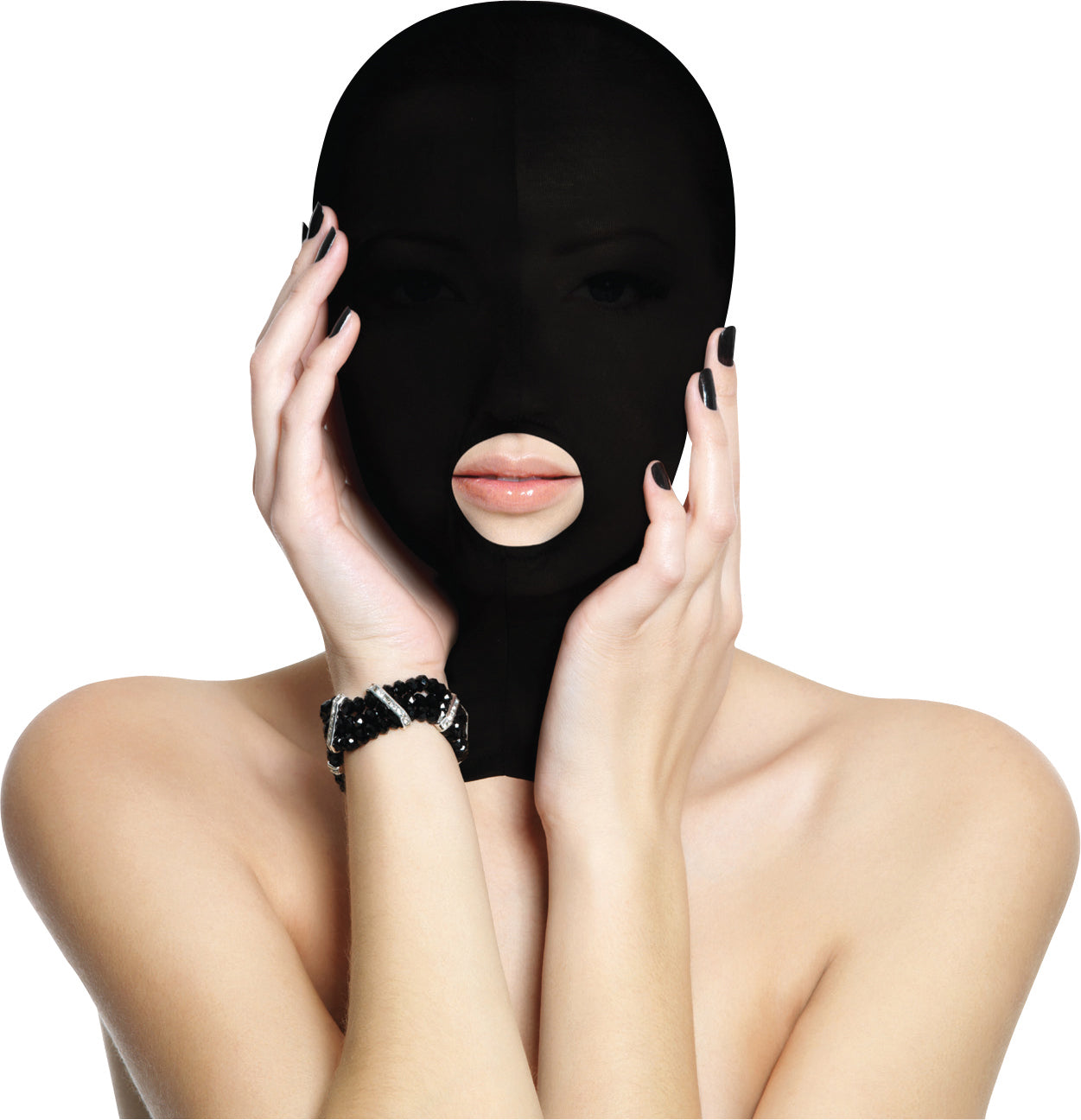 maschera bondage submission nero