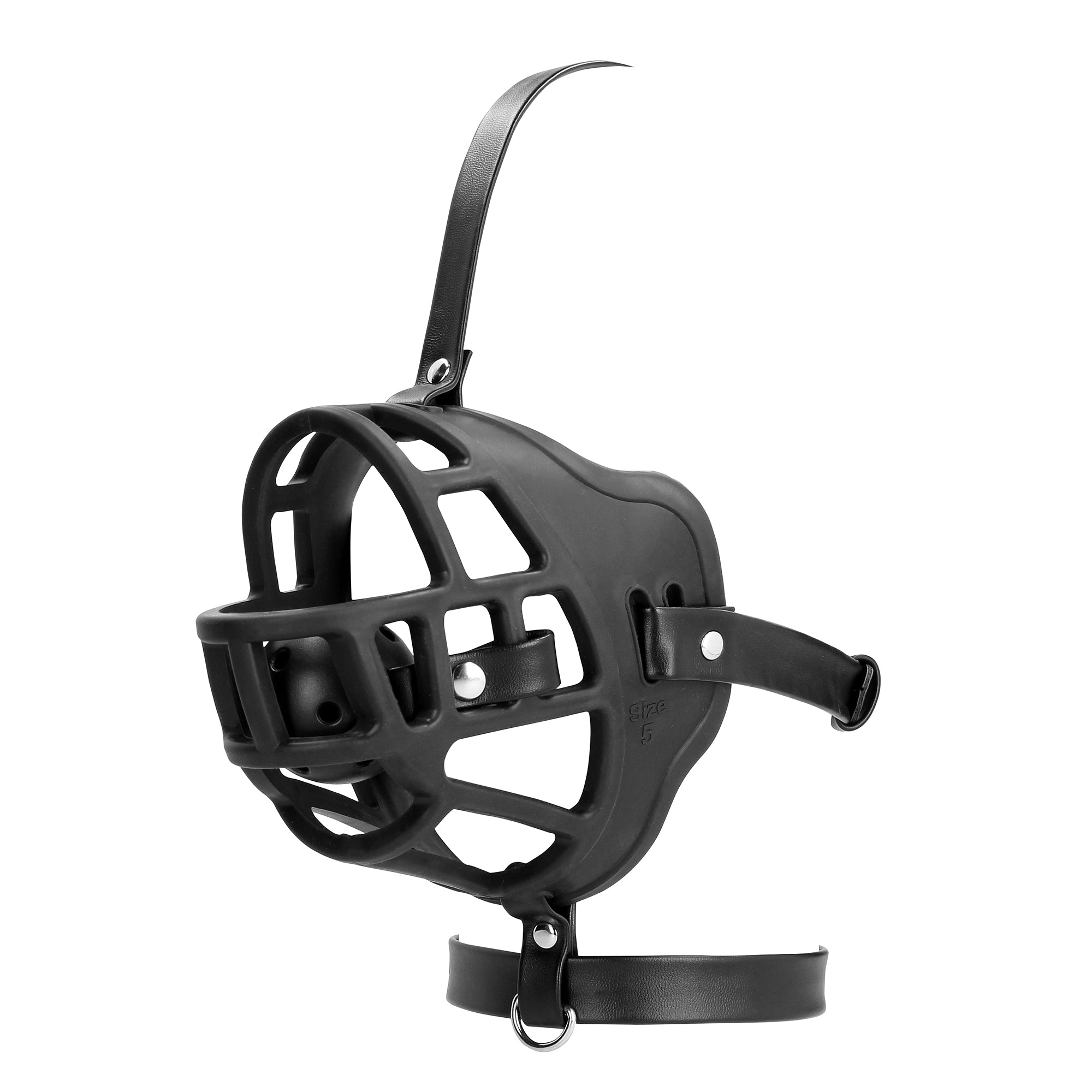 ball gag muzzle nero