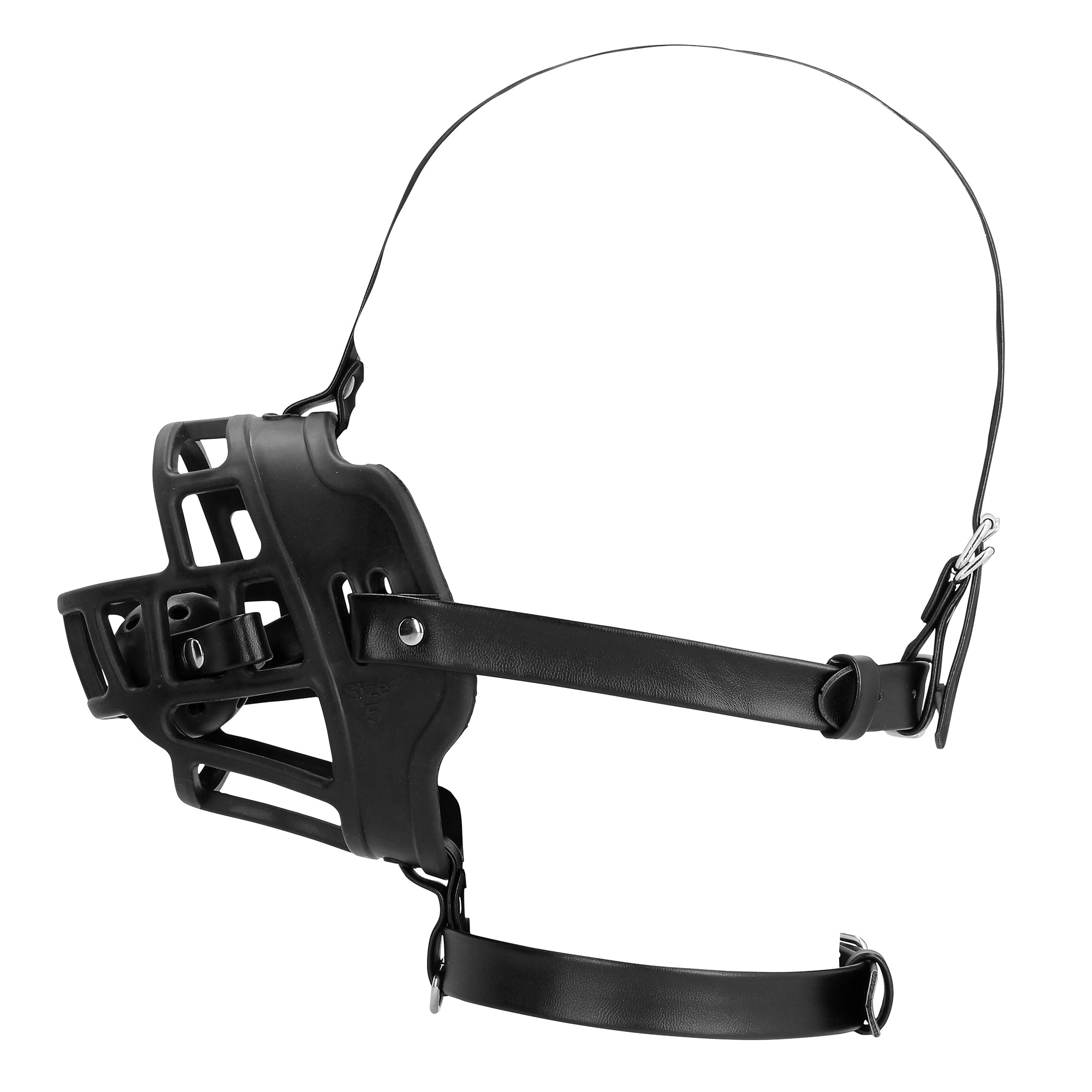 ball gag muzzle nero