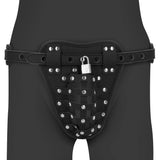 cintura di castità jock nero