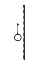 set anello fallico e plug uretrale nero