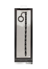 set anello fallico e plug uretrale nero