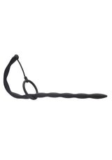 set anello fallico e plug uretrale nero
