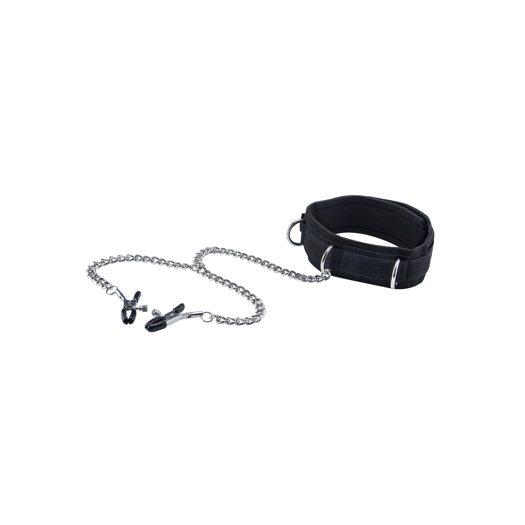 collare bondage con pinze