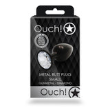 plug anale round diamond nero