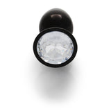plug anale round diamond nero