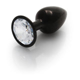 plug anale round diamond nero
