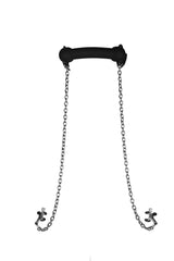morso bondage con pinzette nero