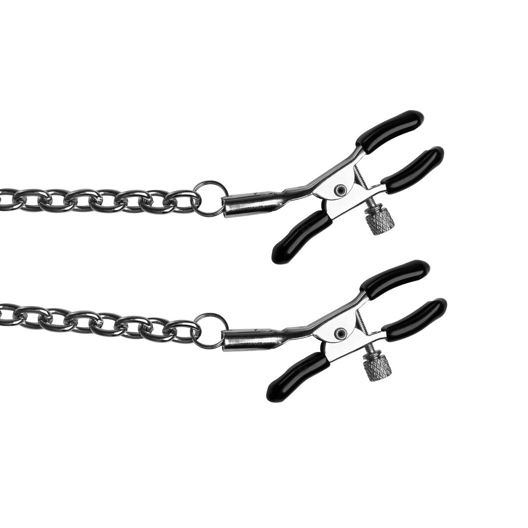 morso bondage con pinzette nero