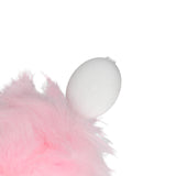 plug anale con coda light up fox tail rosa