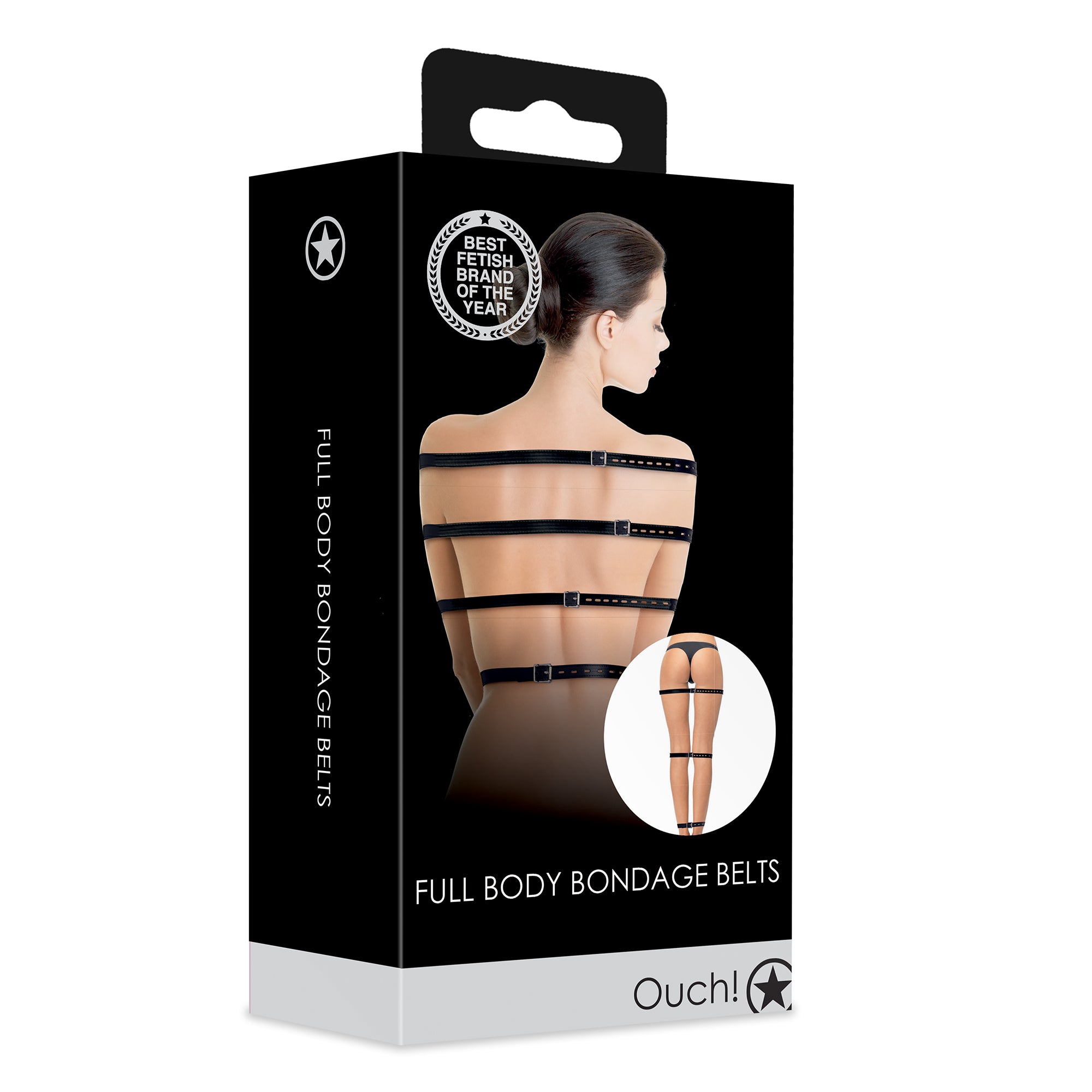 costrittivo bondage corpo belts nero