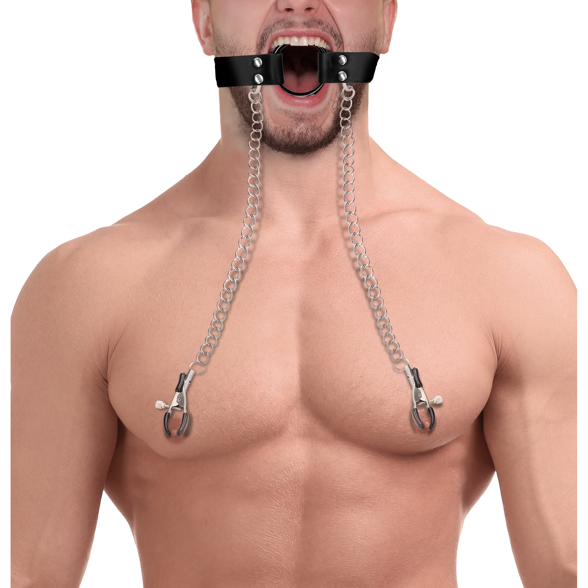 morso bondage con pinze o ring
