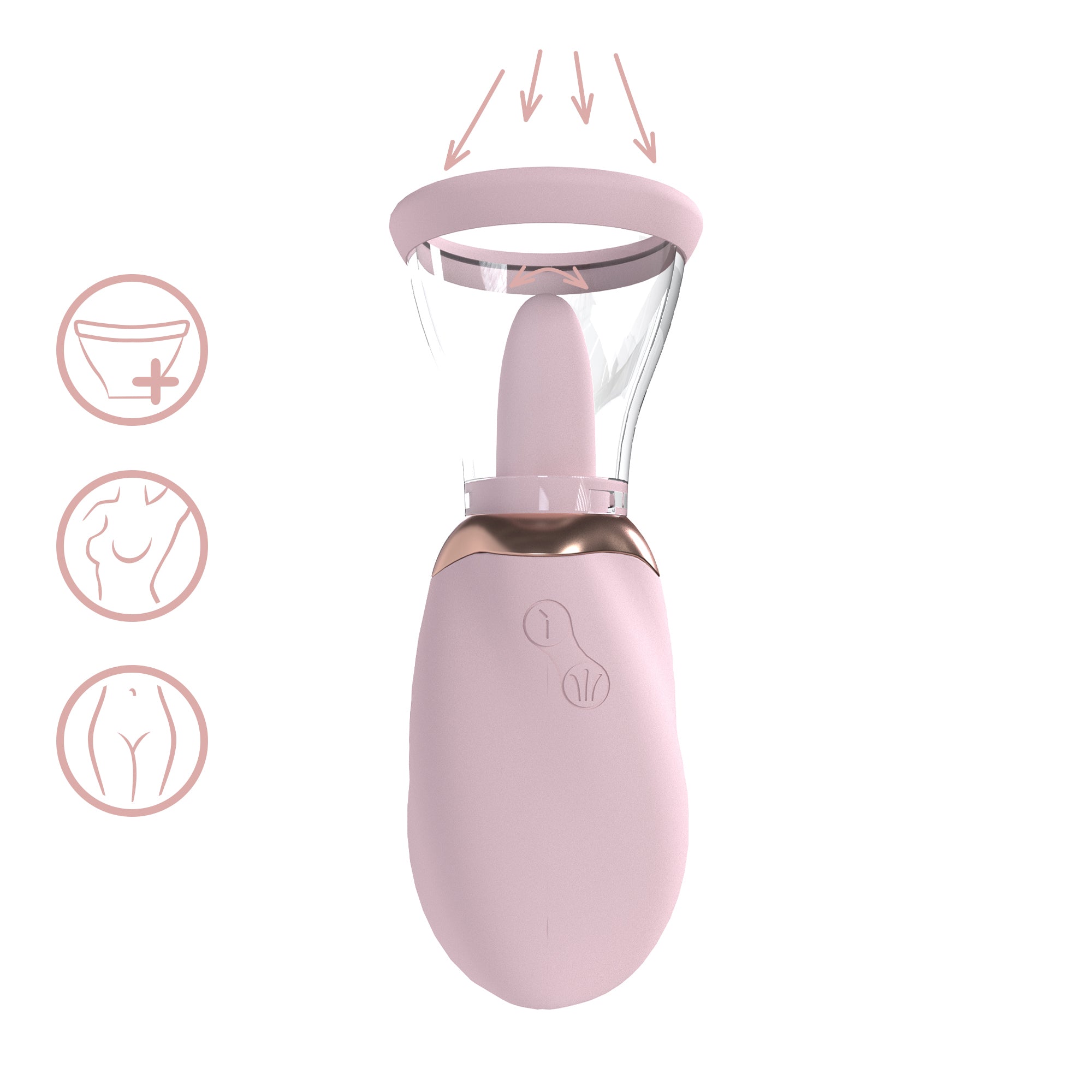succhia clitoride boost rosa