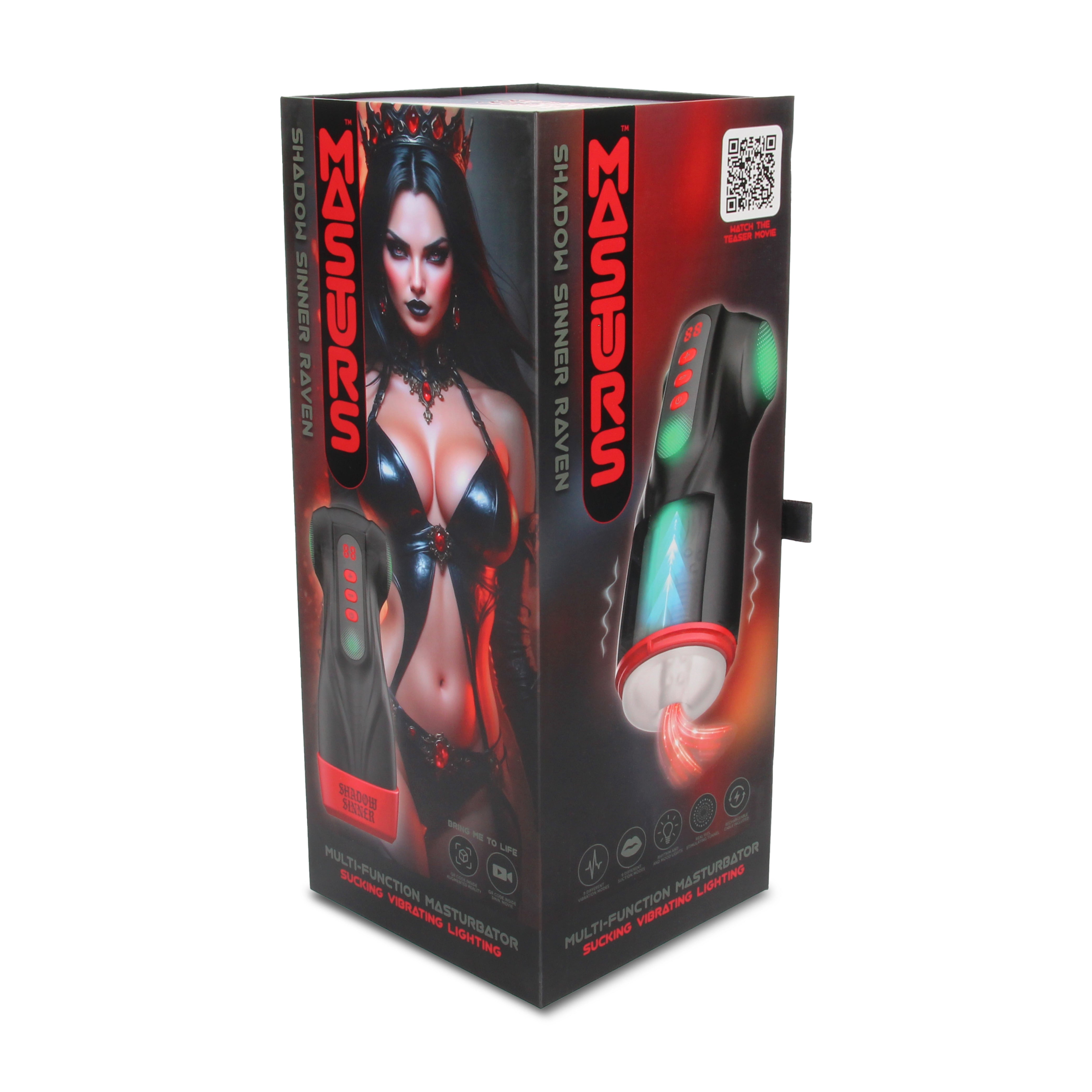 masturbatore automatico raven nero