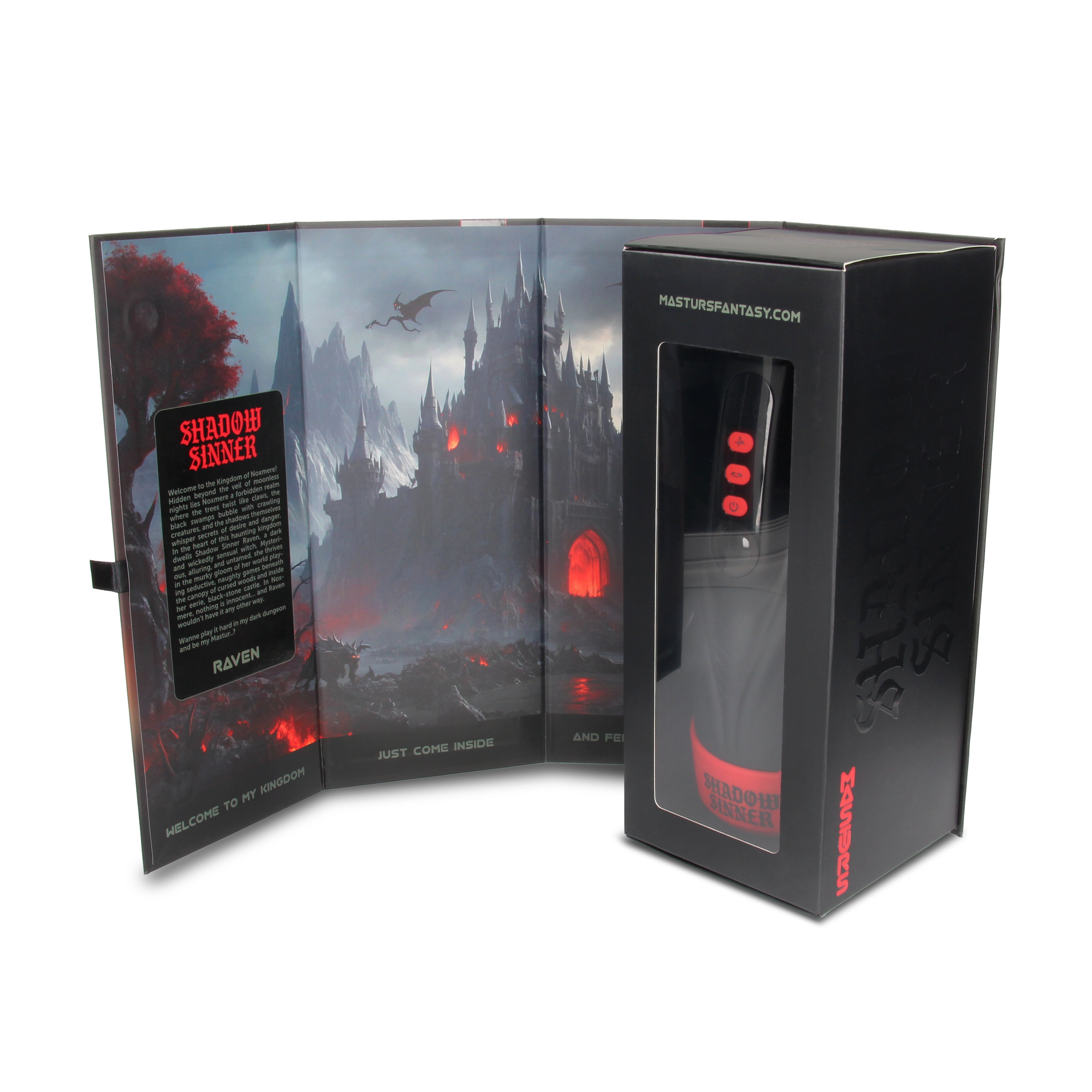 masturbatore automatico raven nero