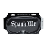 maschera sexy spank me printed nero