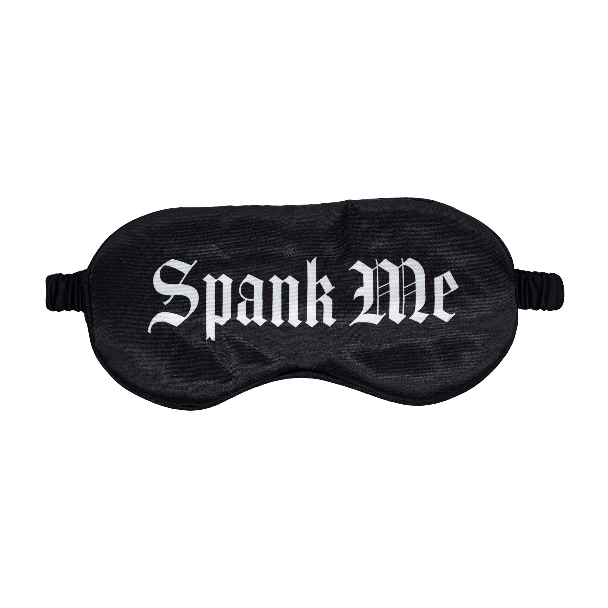 maschera sexy spank me printed nero