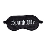 maschera sexy spank me printed nero