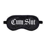 maschera sexy cum slut printed nero