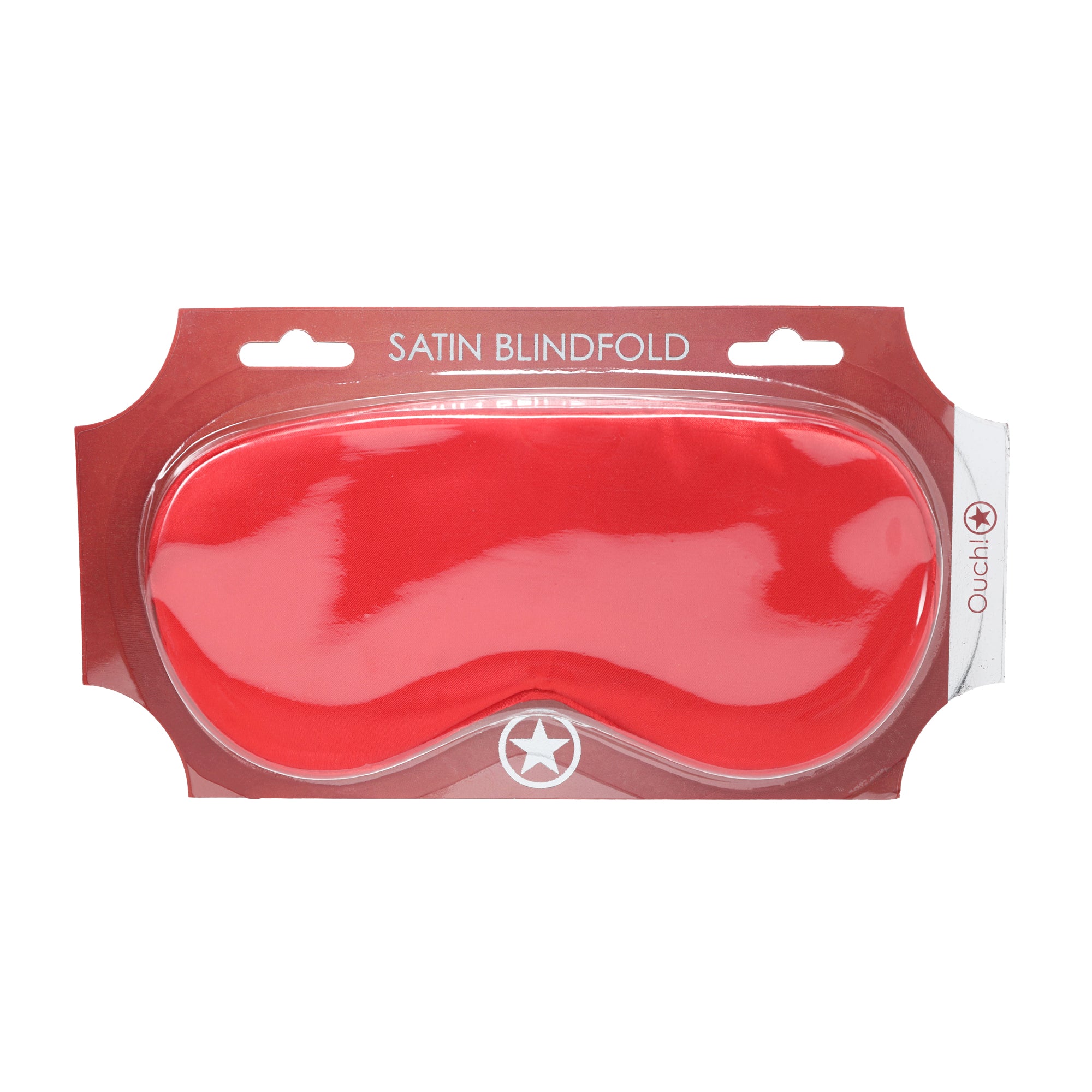 maschera sexy satin rosso