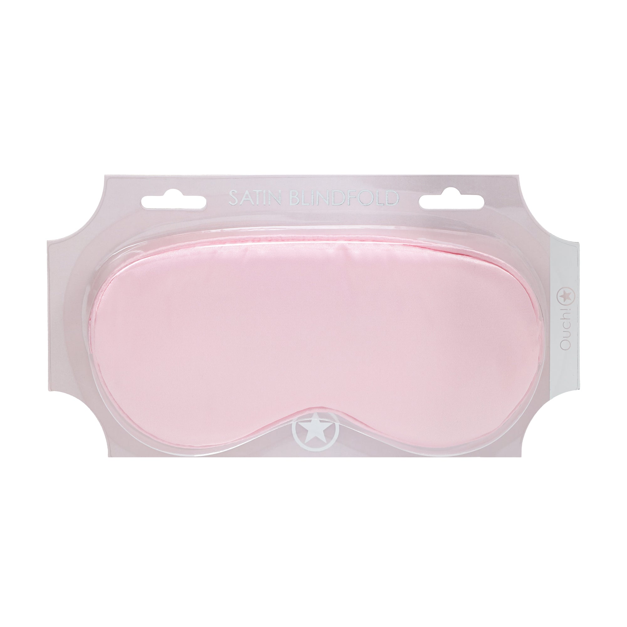 maschera sexy satin rosa