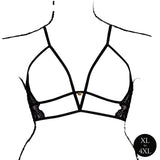 reggiseno sexy open cup triangle