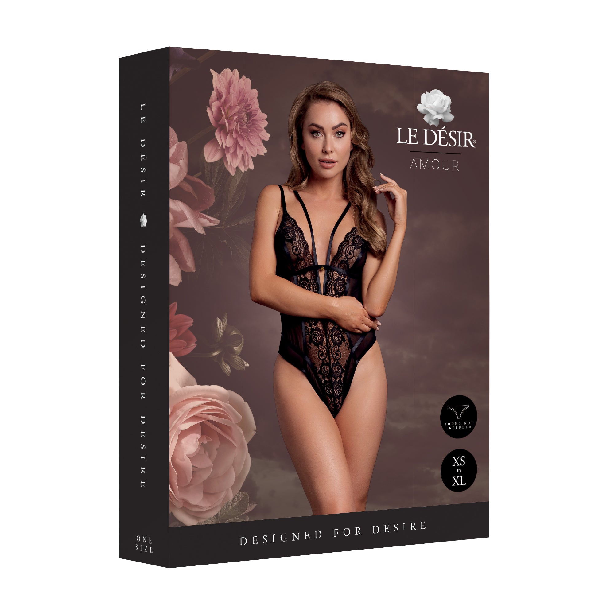body sexy wireless lace nero