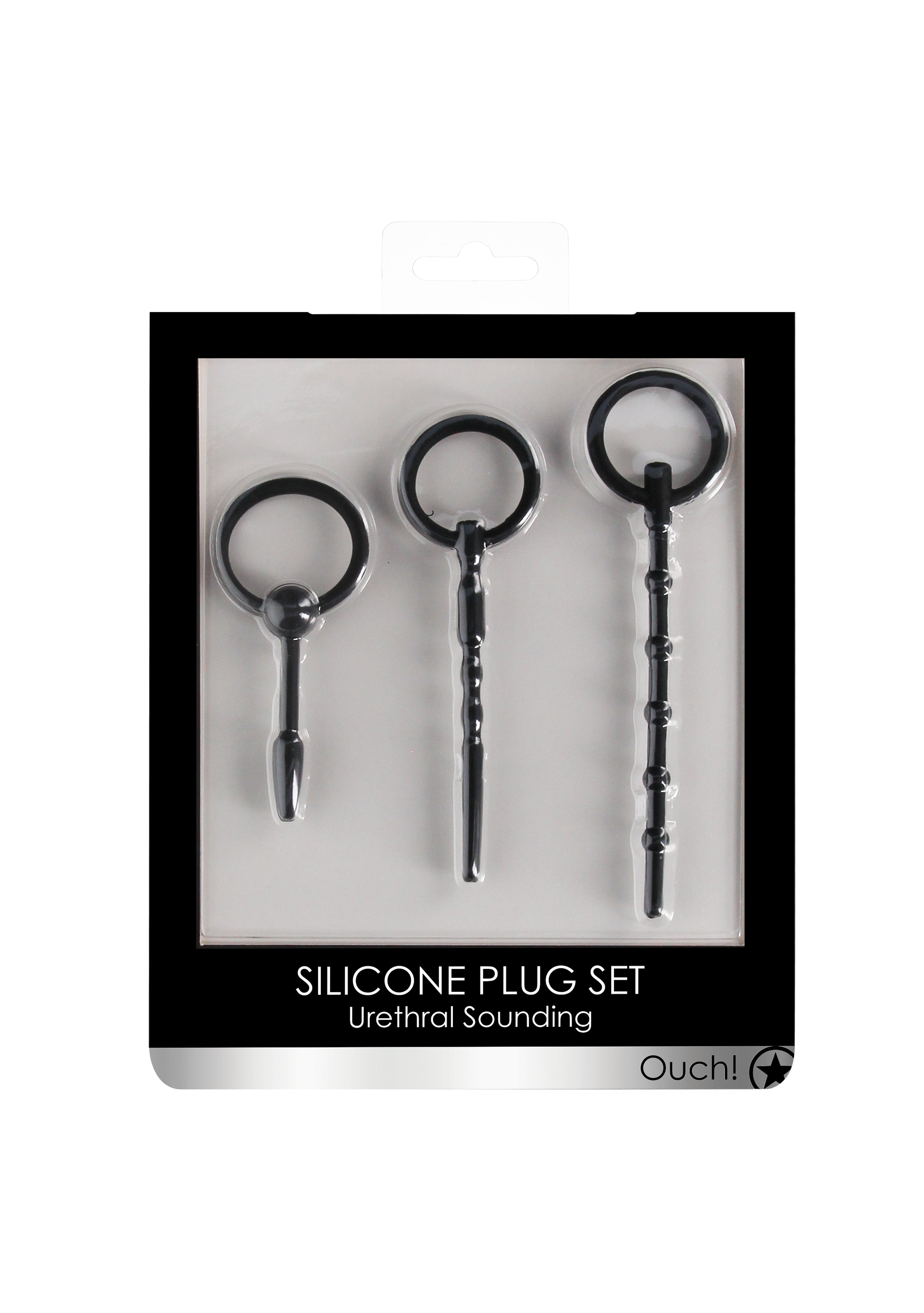 set plug uretrali nero