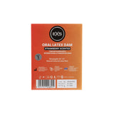 preservativi aromatizzati oral dams fragola 100pz exs
