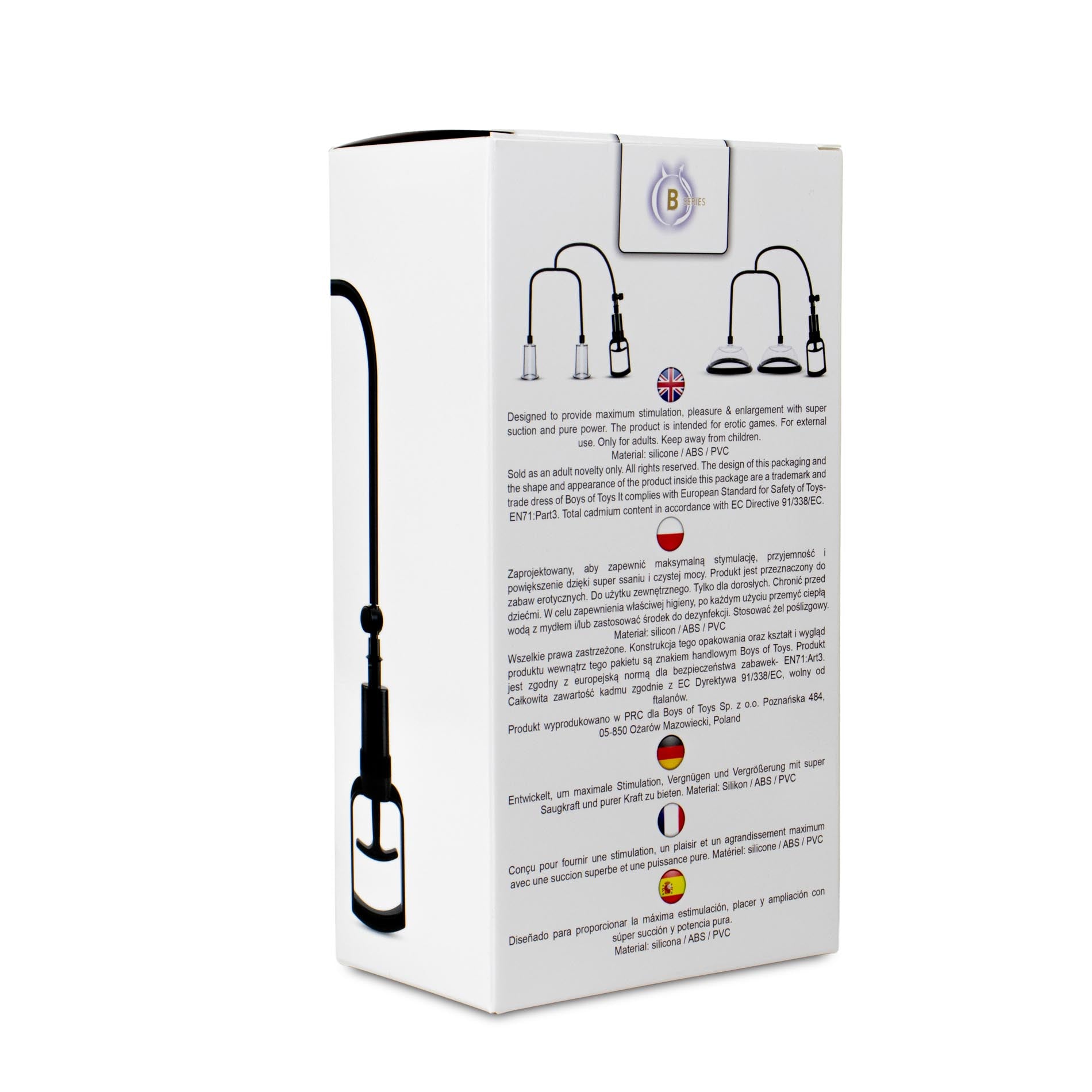 succhia capezzoli e clitoride power pump
