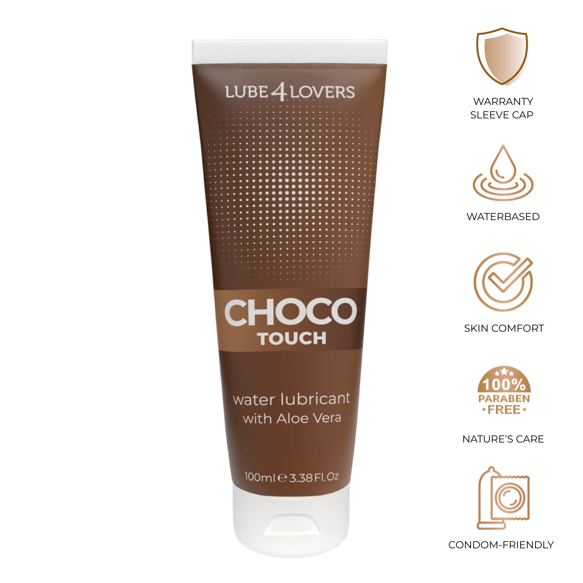 lubrificante vaginale water touch chocolate 100ml lube4lovers
