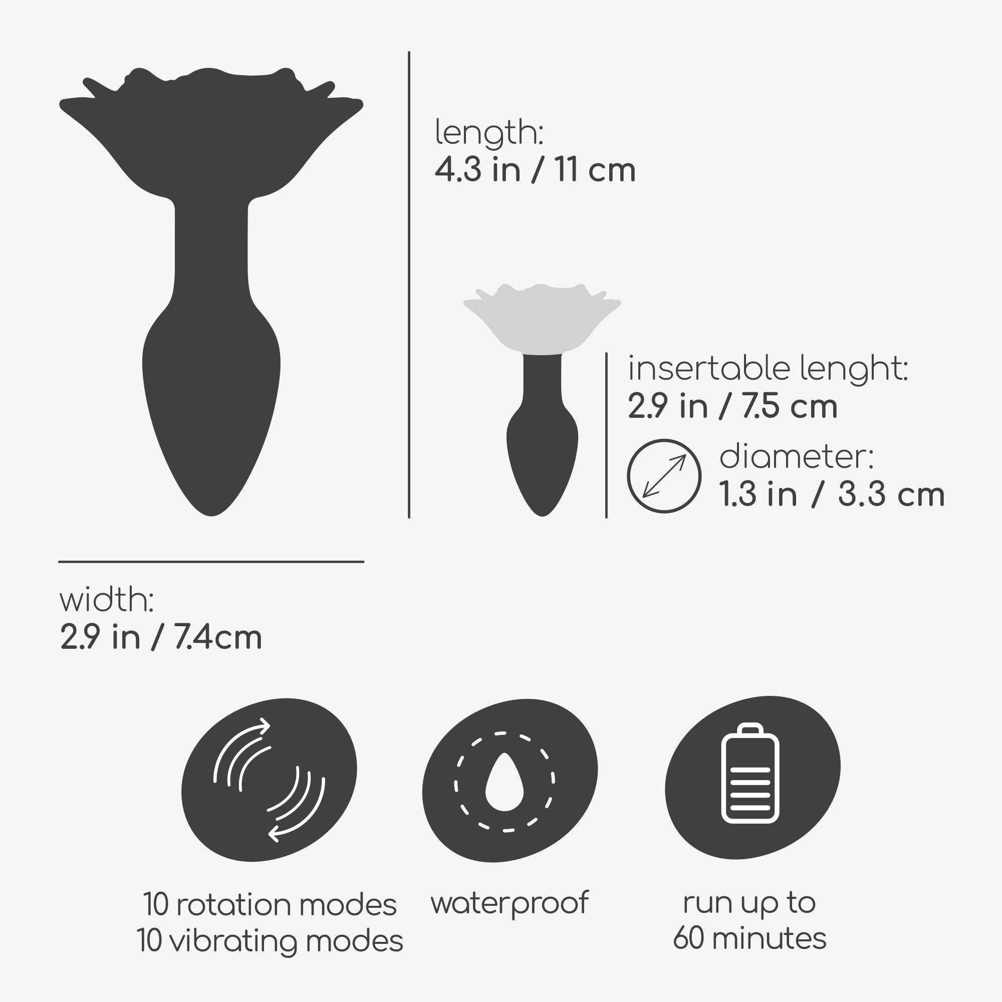 vibratore anale giulietta rosso crushious