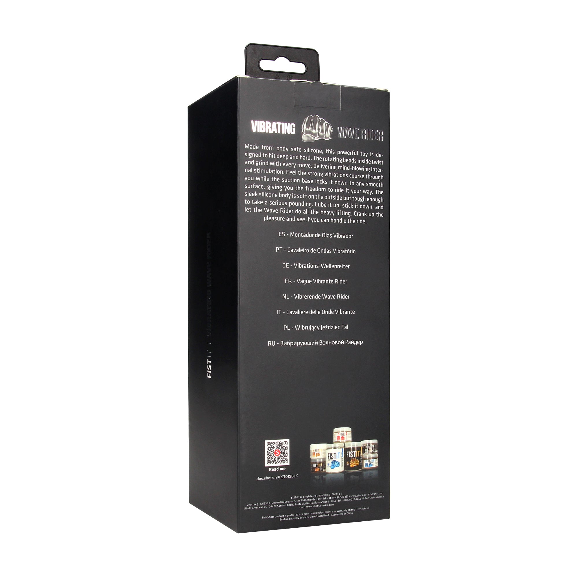 vibratore anale wave rider nero