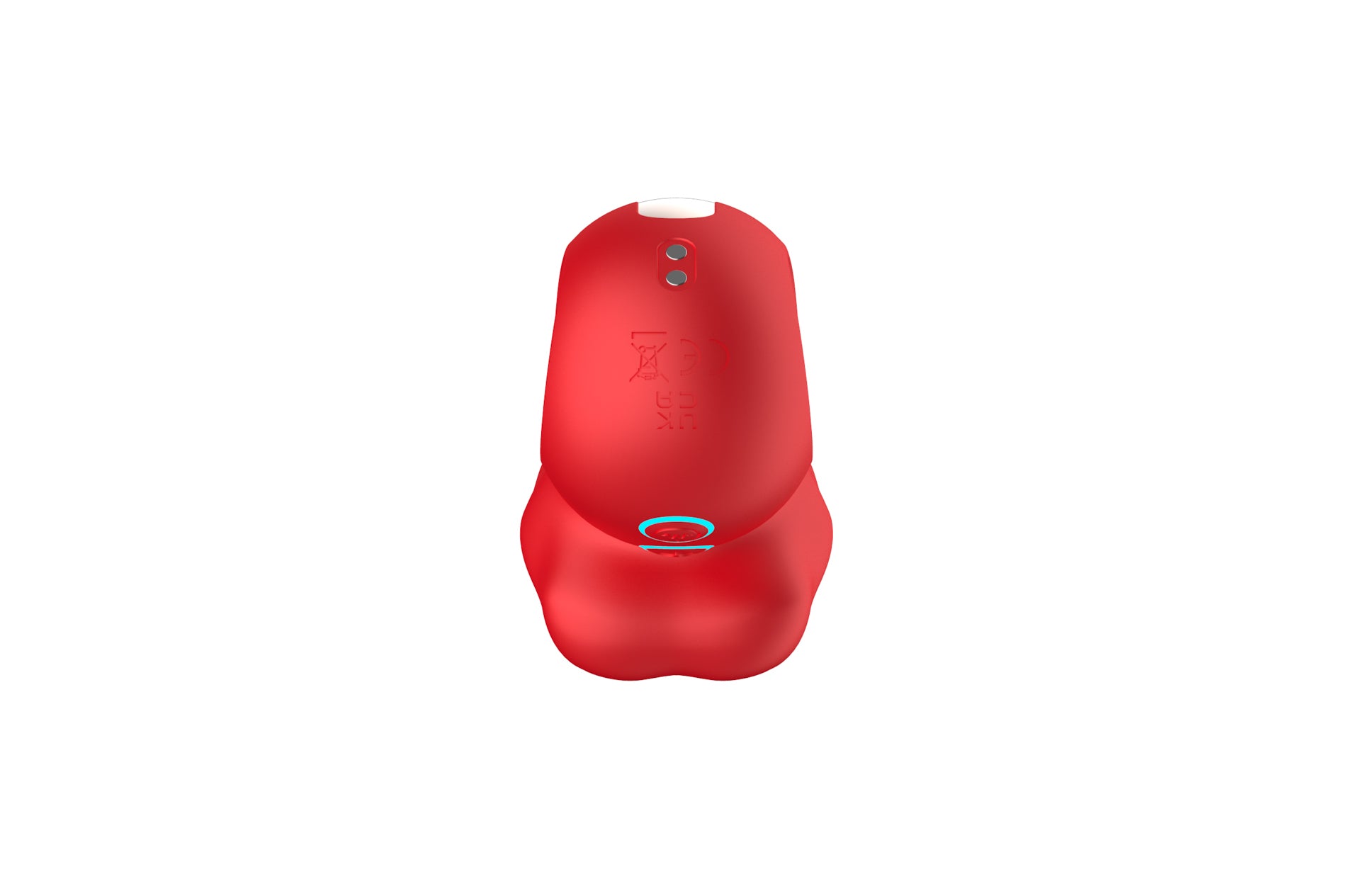 vibratore clitoride cutie biting mouth rosso