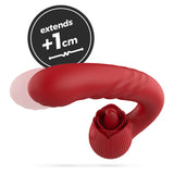 vibratore doppia stimolazione osiria rosso